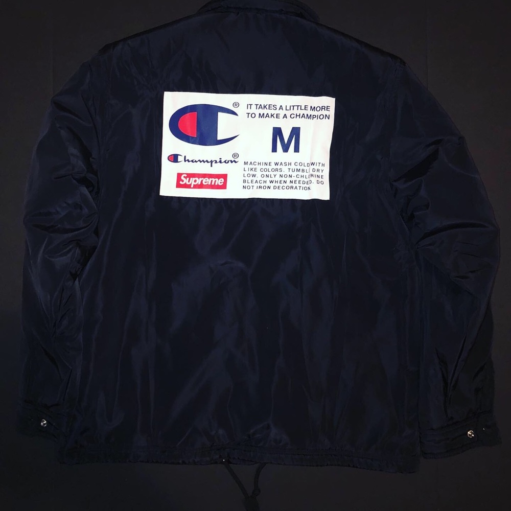 Supreme/Champion Label Coaches Jacket